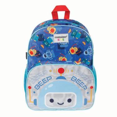 Imagem de Mochila Escolar G Infantil Menino Robots Beep Beep Container Kids