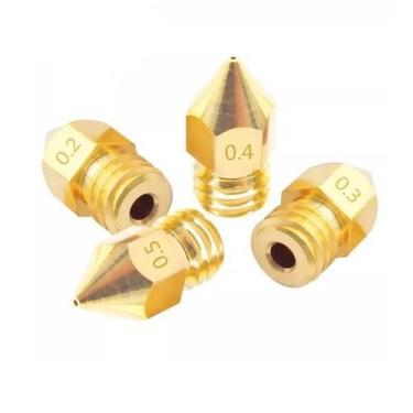 Imagem de Extrusora Bico Bronze Mk8 1.75mm - Saída 0,3mm (A45) - ENG Automação