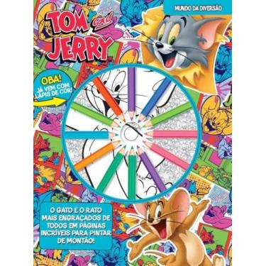 Imagem de Livro para Colorir Tom & Jerry Mundo da Diversão com Lápis de Cor, 3