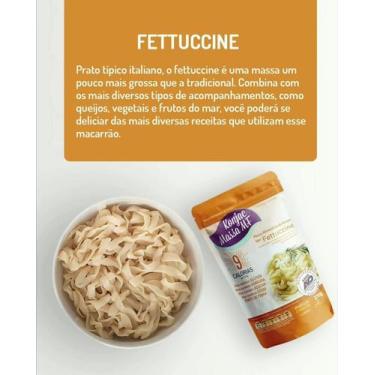 Imagem de Macarrão Fettuccine Macarrão Konjac Massa MF 270g Low Carb