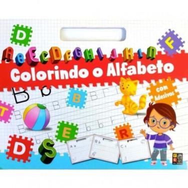Imagem de Colorindo - O Alfabeto Com Adesivos