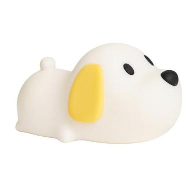 Imagem de Luminaria Abajur Cachorro LED Infantil RGB USB Recarregável, luminária