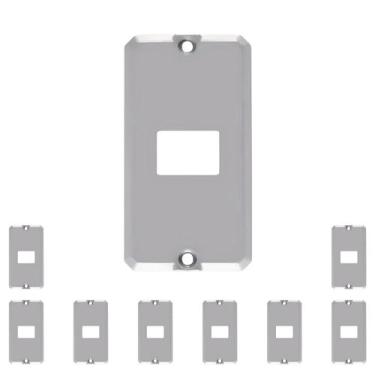 Imagem de 9 Tampa Condulete Alumínio Tomada Rj Medida 3/4 Sieg