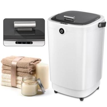 Imagem de Aquecedor de toalhas AZOUTDOOR de grande capacidade para banheiro cinz