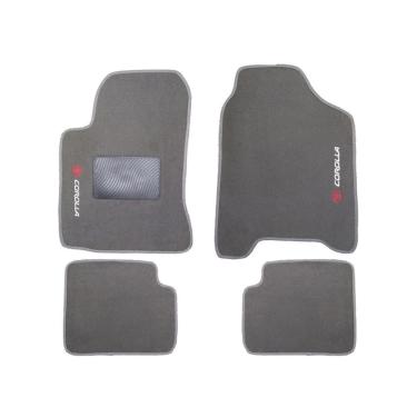 Imagem de Kit Tapete Carpete Toyota Corolla 2003 Até 2008 Cinza