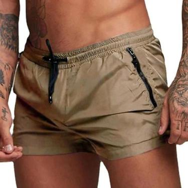 Imagem de Calção de banho masculino, verão, shorts praia, calção boxer, maiô - L