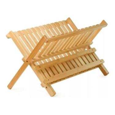 Imagem de Escorredor De Louça Dobrável Em Bambu Ecokitchen Mimo Style BM19127