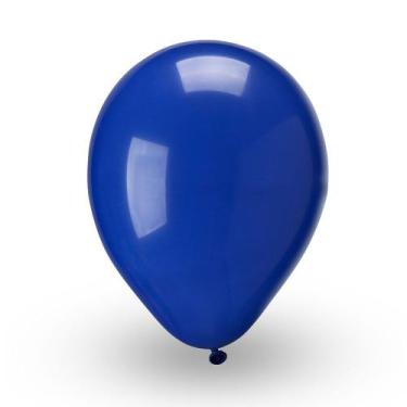 Imagem de Balao Liso 5 Red Azul Escuro C/50 Picpic - PIC PIC