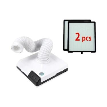 Imagem de Máquina Coletora De Pó De Unhas Forte E Potente Com 2 Filtros, Aspirad