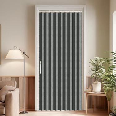 Imagem de Porta de acordeão AJAZZ Blackout Invisible Folding Dark Grey
