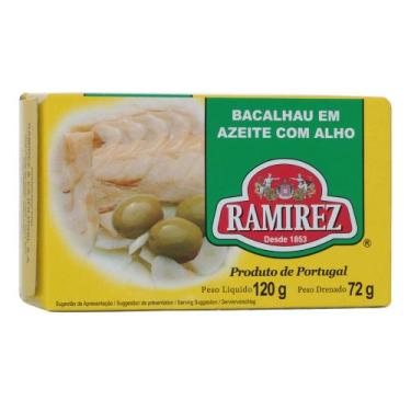 Imagem de Bacalhau em Azeite com Alho 120g - Ramirez