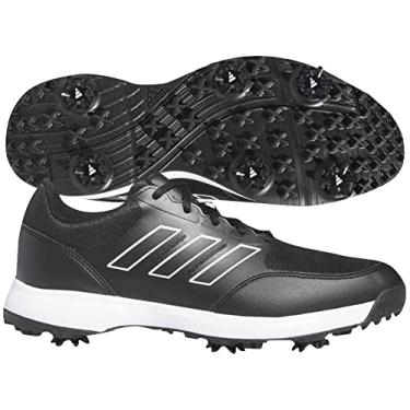 Imagem de adidas Tênis de golfe masculino Tech Response 3.0, Núcleo preto/calçado branco, 45