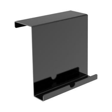 Imagem de Lljsszr Suporte para Livros em Esteira, Suporte para Livros, Suporte para Leitura, Porta-revistas, Suporte de Acrílico Transparente com Fixação Rápida para Ac, Preto