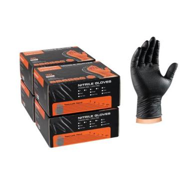 Imagem de Luvas de nitrilo descartáveis ANBOSON de borracha resistente a produto