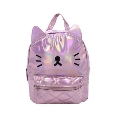 Imagem de Mochila MOSSTYUS Laser Holographic PU Leather PU Cat