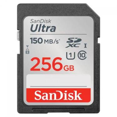Imagem de Cartão de Memória SanDisk Ultra, SDXC, 256GB, 150MBs