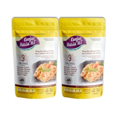 Imagem de Macarrão Konjac Massa MF Cabelo de Anjo Zero Carboidrato 2 Unidades 270G