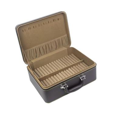 Imagem de YIJU Caixa de exibição de pulseiras de joias, caixa de couro PU para armazenamento de pulseiras para lojas de varejo, aniversários, feiras de artesanato e, CafÉ