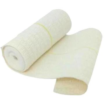 Imagem de Atadura Elástica 15cm x 1,30m Média compressão Bandagem Natural Enferm