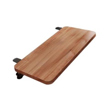 Imagem de ＫＬＫＣＭＳ Placa de extensão de mesa, apoio de braço, expansão, ergonômico, economizador de espaço, adulto, multifuncional para casa, fácil de instalar, bandeja, Cor Noz
