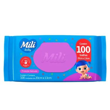 Imagem de Toalhas Umedecidas Mili Baby Proteção Delicada 100 Unidades