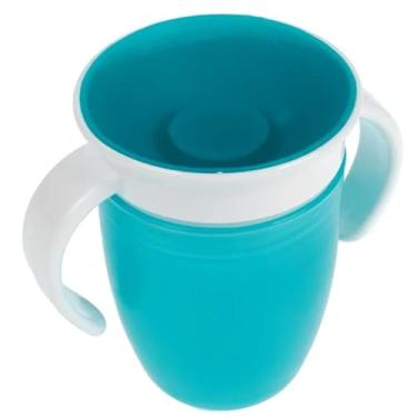 Imagem de Copo Infantil com Tampa de Silicone Baby Art Baby, 210ml, Sem Bico, Não Vaza, Azul