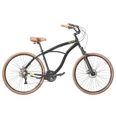 Imagem de Bicicleta BLITZ Aro 29 Terral Beach Cruiser Alumínio 21v Freio á Disco (Preto Brilho, 18)