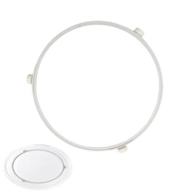 Imagem de Anel giratório de micro-ondas para micro-ondas GE, WB06X10705 Anel de rolo de micro-ondas, suporte de bandeja de placa de vidro