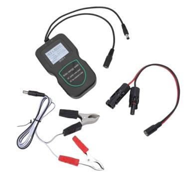 Imagem de AUNMAS Testador de Painel Solar MPPT Photovoltaic Multímetro Solução de Problemas da Ferramenta 5W-500W Com Grande Display LCD para Análise de Dados de Teste de Painel Solar PV (Preto)