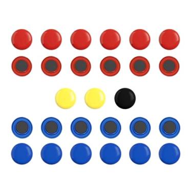 Imagem de HIGHRAZON 27 ímãs de futebol - 2 ímãs de jogador de gol esportivo de equipe para prancheta magnética, compatível com quadro branco magnético e placa de treinador