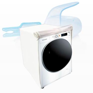 Imagem de CAPA PARA LAVA E SECA BRASTEMP 10.1KG BNQ10AS TRANSPARENTE (BRANCO)