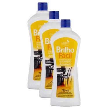 Imagem de 3 Autobrilho Brilho Fácil Realce Amarela Líquida 750ml - BRILHO FACIL
