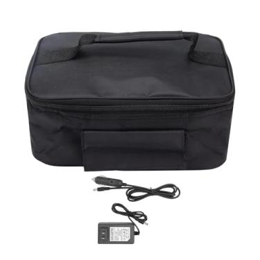 Imagem de FytStycale Bolsa aquecida para lancheira, aquecedor de alimentos, forno portátil, temperatura constante, tecido Oxford com zíper, bolsa elétrica para lancheira, Eua E Car Plug