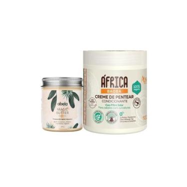 Imagem de Kit crm de pentear 500g baobá africa magic butter 250g apice - Apse