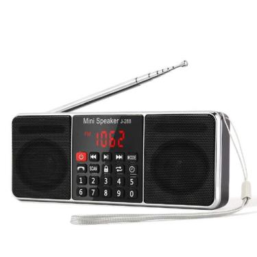 Imagem de Rádio portátil PRUNUS J-288 AM FM com alto-falante Bluetooth