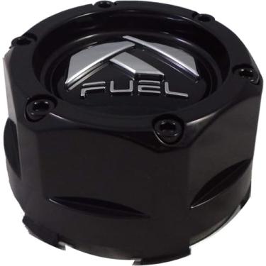 Imagem de Fuel Off-Road 1003-48b Tampa central de roda personalizada com encaixe preto brilhante