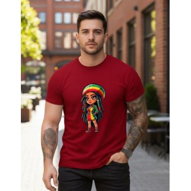 Imagem de Camiseta Estampada Premium Reggae Music Algodão Cores Vivas - Versitz,