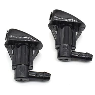 Imagem de SCurti Bocais de lavagem de para-brisa para Hy/undai Tucson MK1 2005-2010 bocal de lavadora de limpador de para-brisa dianteiro de carro, 2 peças de carro