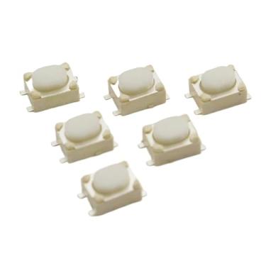 Imagem de 50 peças/lote SMT 3 x 4 x 2,5 mm 4 pinos tátil interruptor de botão de pressão G75 interruptor de controle remoto para carro auto-reset WWECCQIJ