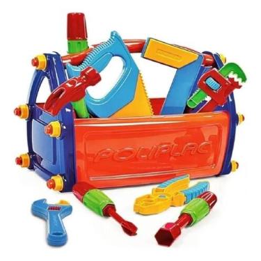Imagem de Caixa De Ferramentas Didática Infantil 21 Peças Poliplac