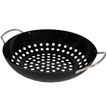 Imagem de Frigideira Wok Antiaderente Para Grelhar - 003374 - Mor