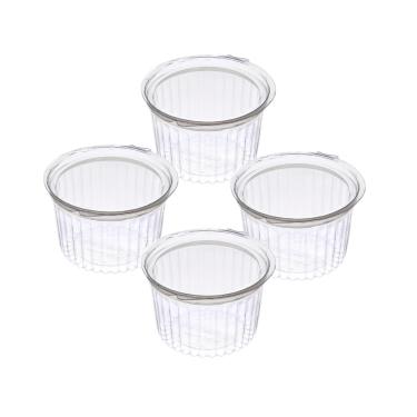 Imagem de Pote Plástico S771 c/ Tampa Articulada 500ml Cx c/200un Starpack