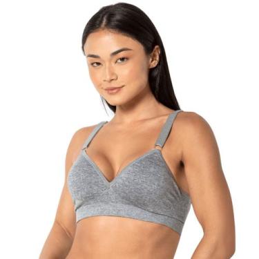 Imagem de Sutiã Feminino De Microfibra Reforçado Com Sustentação e Bojo e Sem Ar
