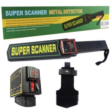 Imagem de Detector Metais Profissional Manual Scanner Alta Precisão