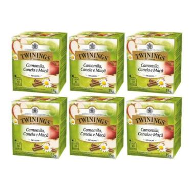 Imagem de 60 Sachês, Chá Twinings, Camomila Canela e Maçã - 11650, Camomila, Can