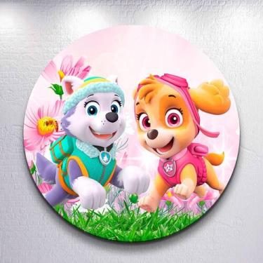 Imagem de Capa p/ Painel Festa Decoração Infantil Patrulha Dog Salvadoral Redond