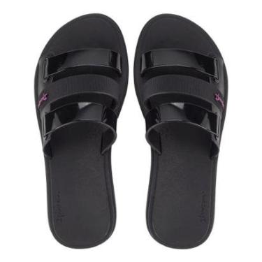 Imagem de Chinelo Slide Feminino Grendene Ipanema Bold Plus Preto-Feminino