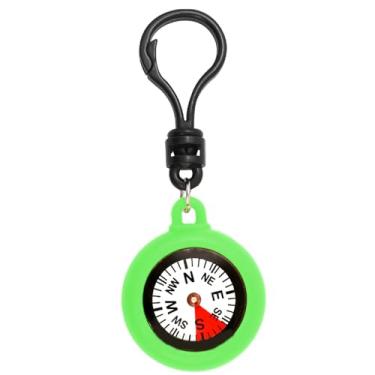 Imagem de Mosquetão com clipe de mochila de acrílico – ferramenta direcional de alta precisão para caminhadas, acampamento e atividades ao ar livre, verde DJA1140-04