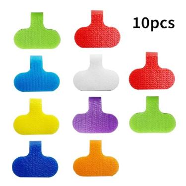 Imagem de 500 peças de adesivos coloridos à prova d'água – etiquetas de nome graváveis para armazenamento, caixas, mudança e organização (2,5 × 1,5 cm)