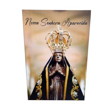 Imagem de Caixa Livro Nossa Senhora Aparecida Decorativa Organizadora Porta Obejtos e Controles 29x20x4